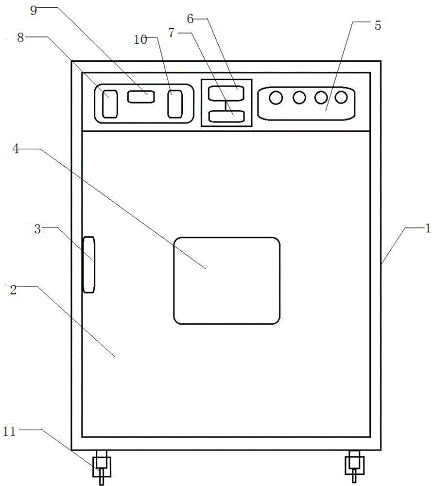 Baking box for automobile accessories