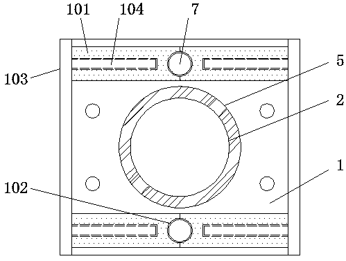 Heat dissipation LED lamp with fall preventing effect