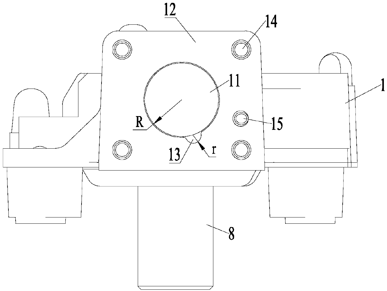 Air suction and exhaust device used for compressor and compressor