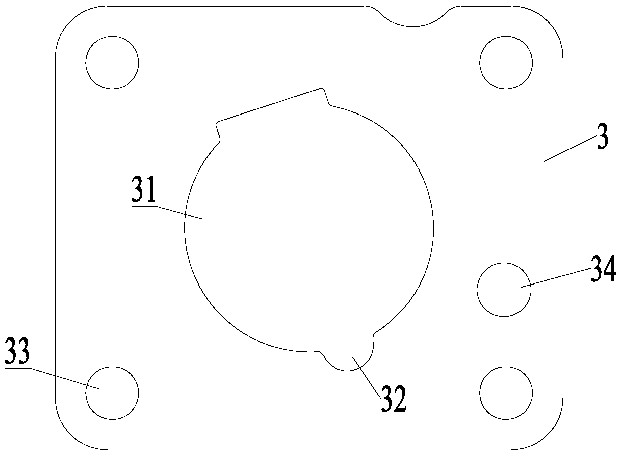 Air suction and exhaust device used for compressor and compressor