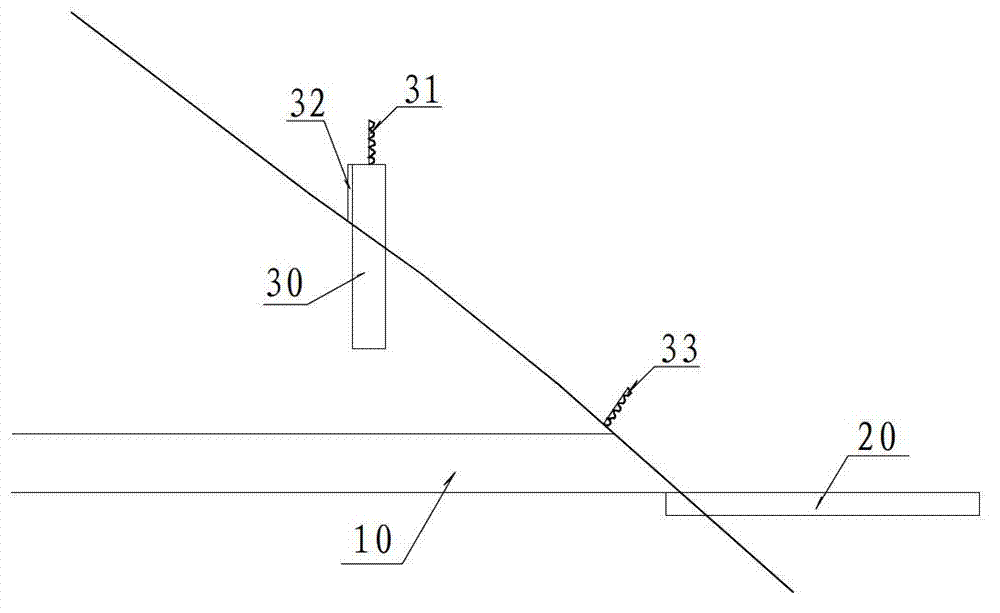 Dangerous-rock and rockfall preventing structure of high-steep side slope bridge connected section