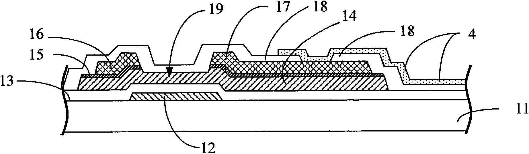 TFT-LCD (Thin Film Transistor-Liquid Crystal Display) array base plate and manufacturing method thereof