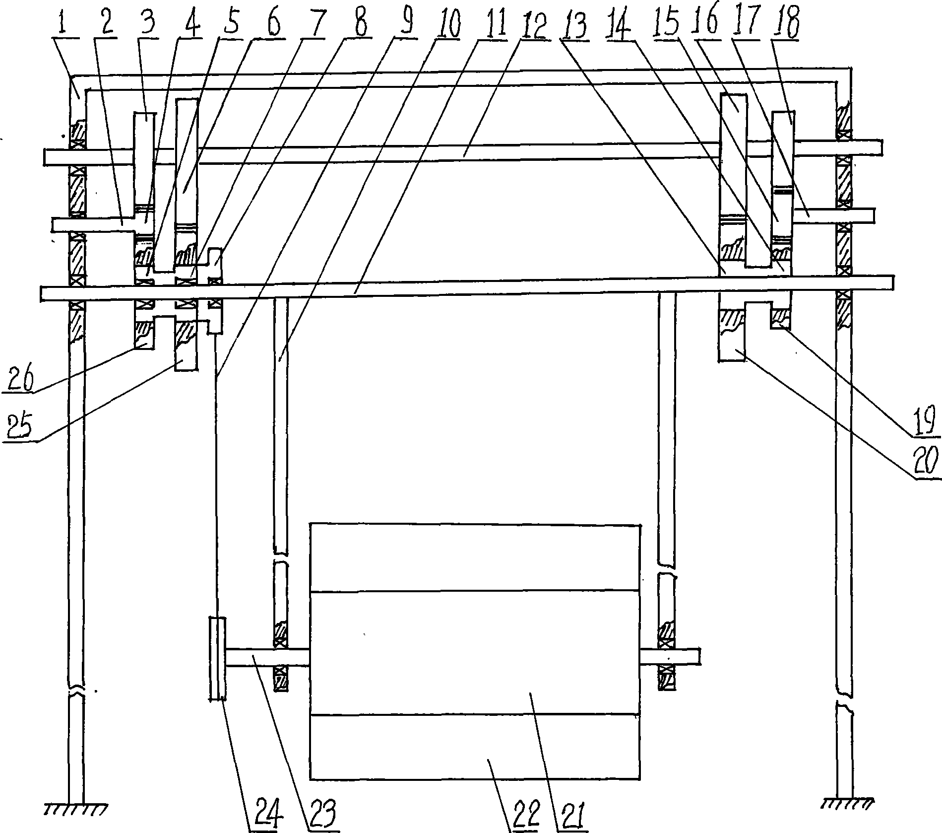 Synchronous collection and conversion device for wave kinetic potential