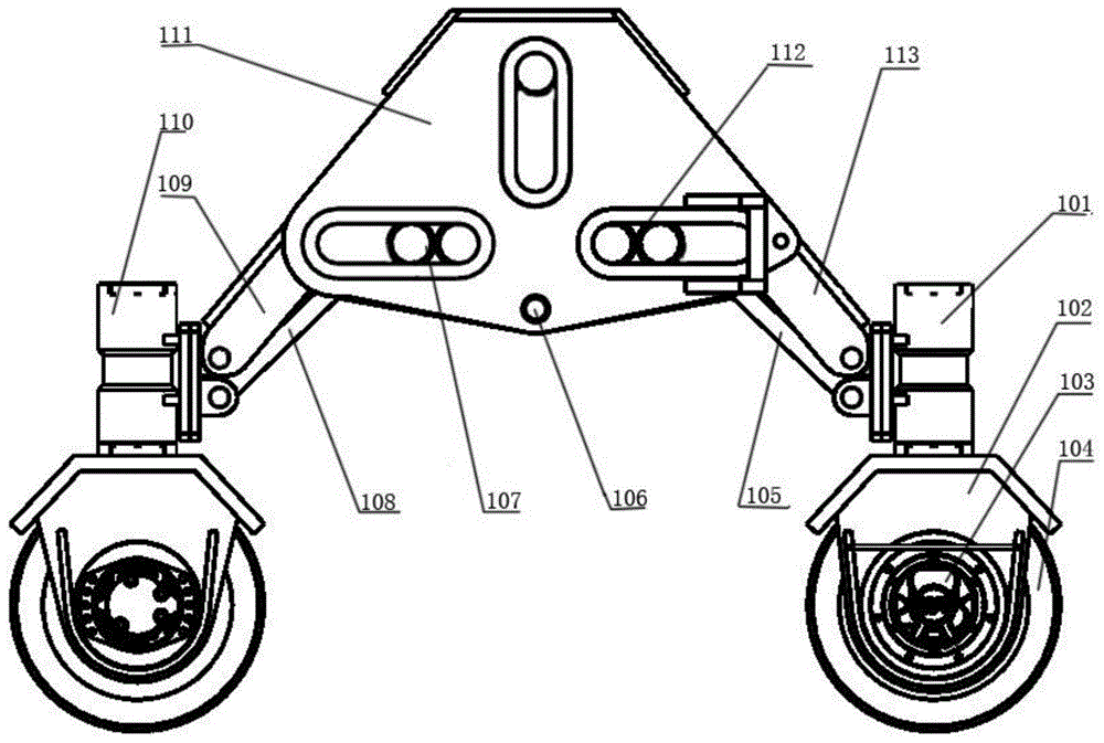 A wheel milling machine rocker mechanism capable of lifting and turning