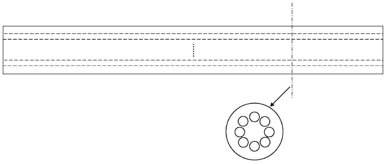 Method for reducing dead zone probability in phi-OTDR system based on space division multiplexing