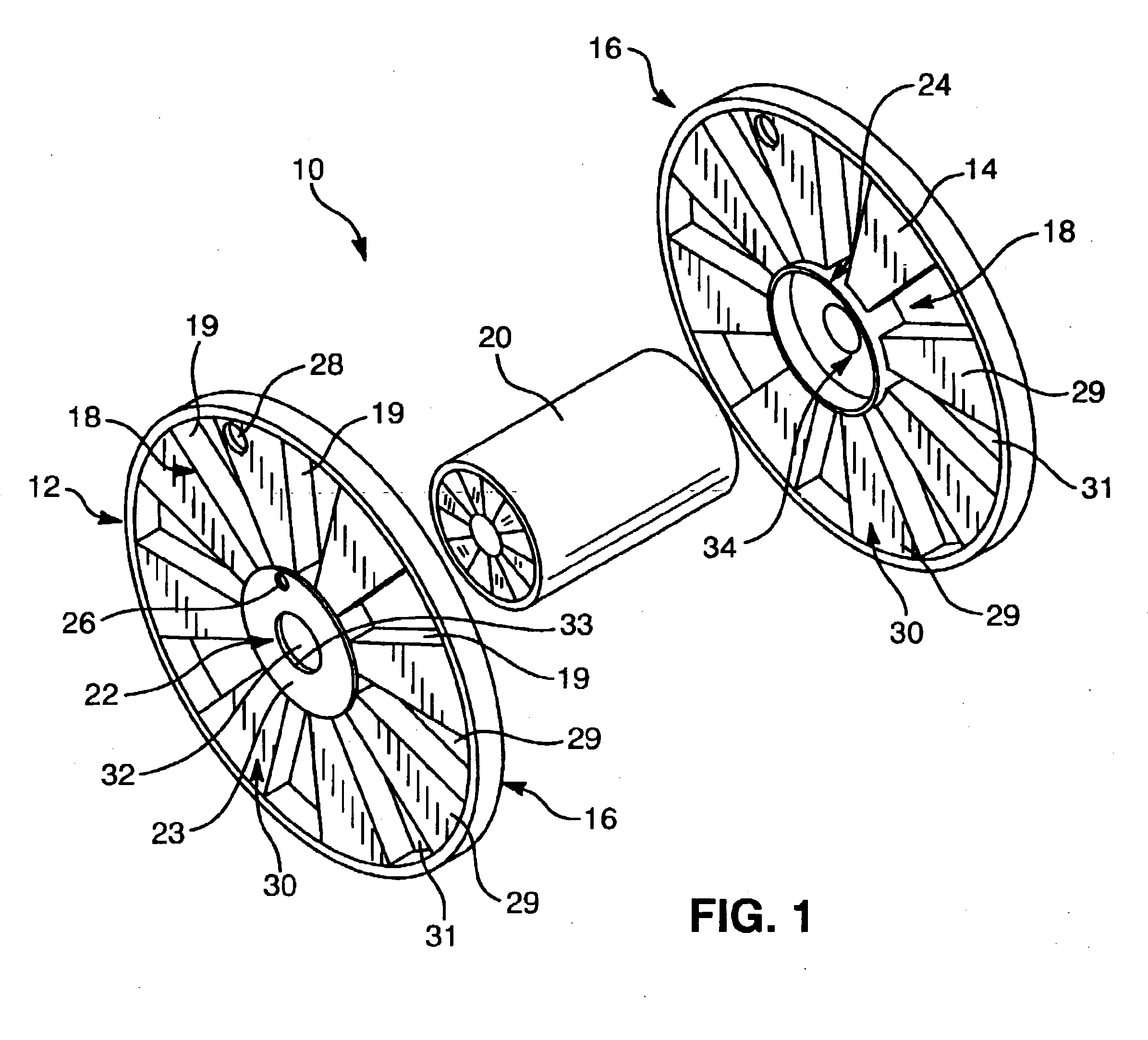 Corrugated-core flanges for spools and reels