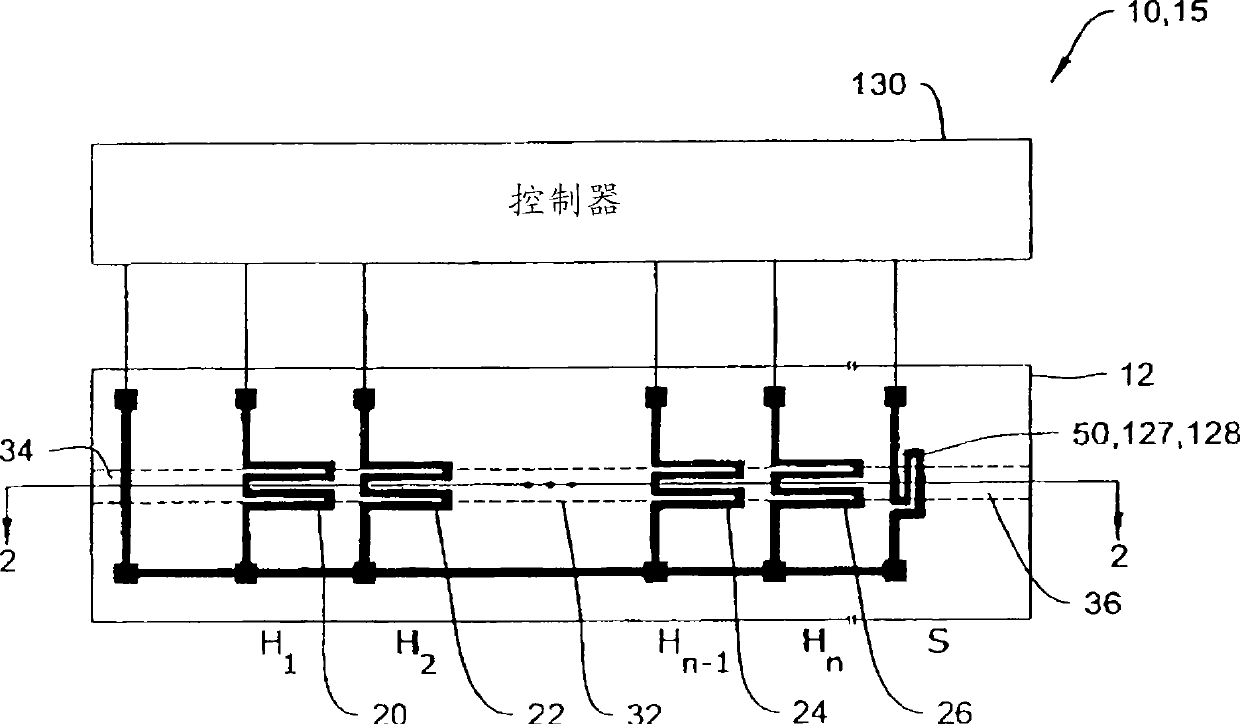 Phased VII micro fluid analyzer having a modular structure