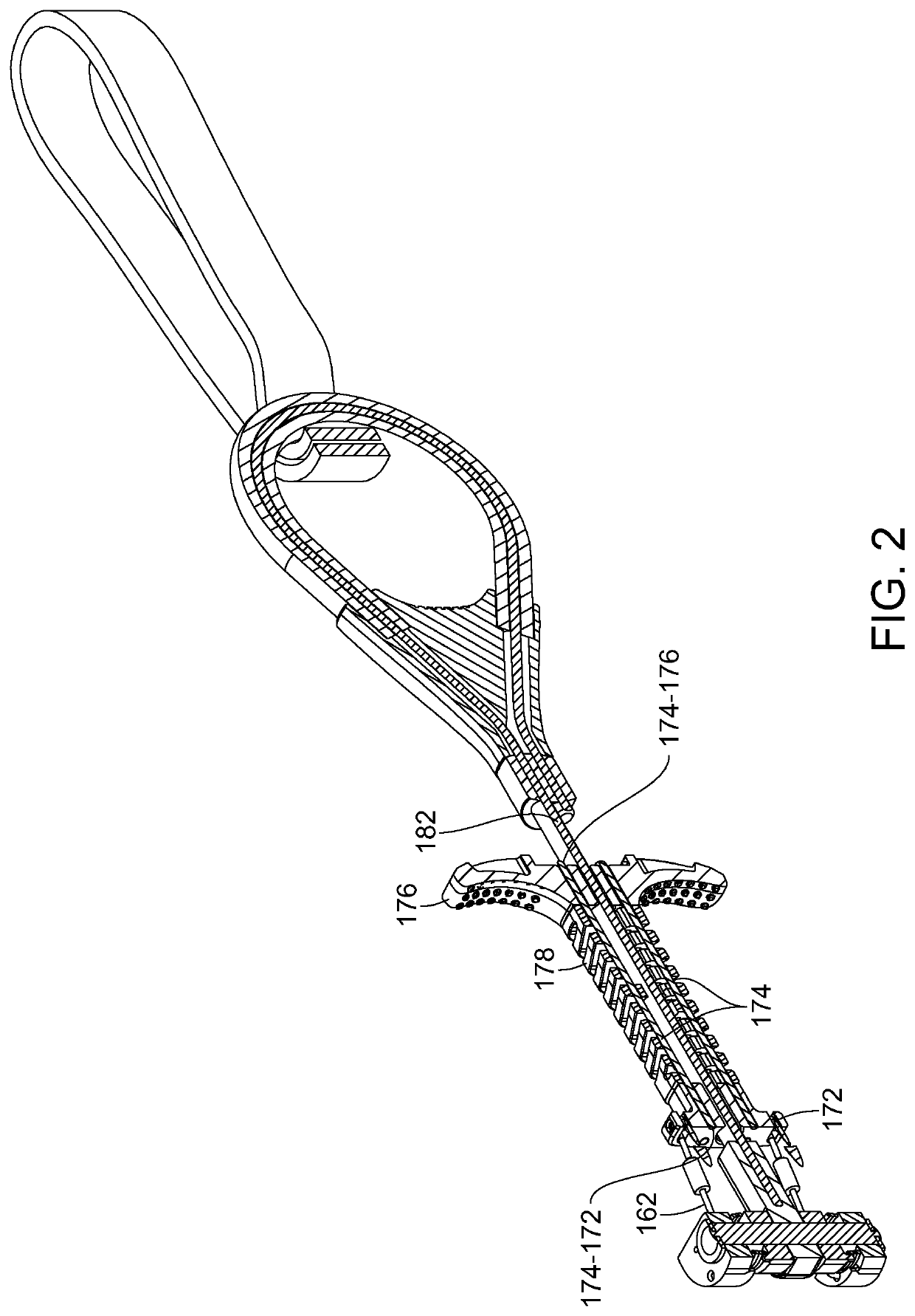 Camming retraction system