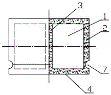 Water resistance and thermal insulation outer wall building block with water drainage structure