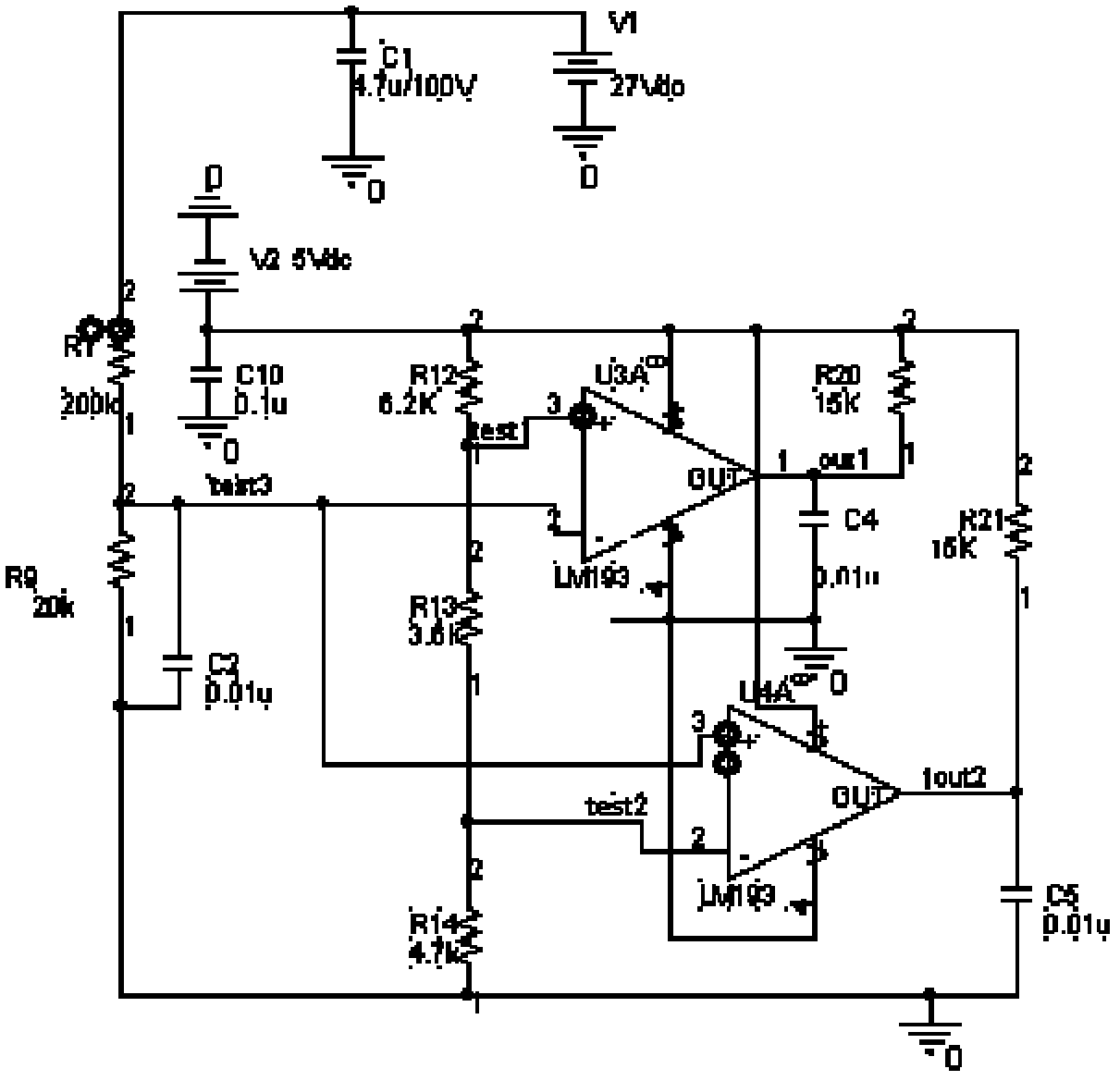 Failure modes and injection simulation (FMIS) method for power module of aerial parameter processing device