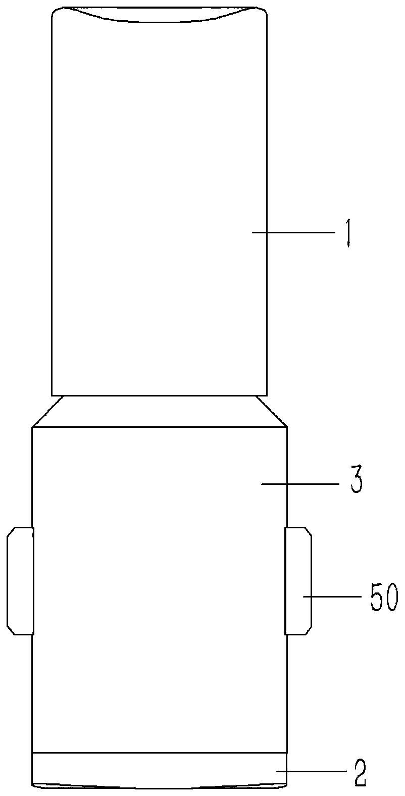 Faucet positioning device on telescopic faucet