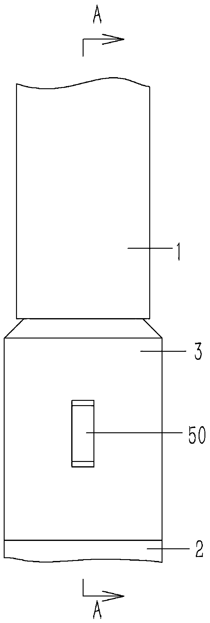 Faucet positioning device on telescopic faucet