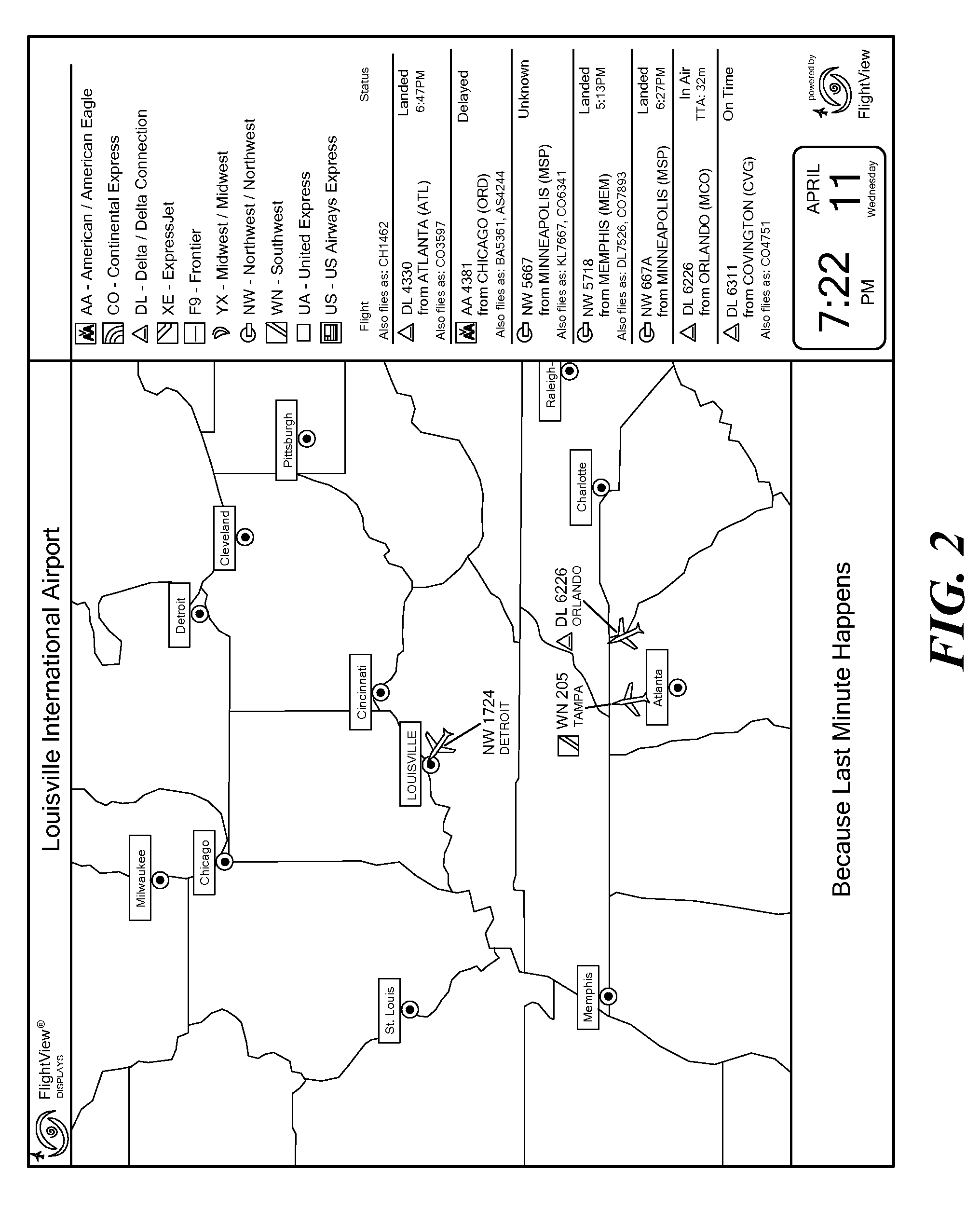 Flight Tracking Display Systems and Methods