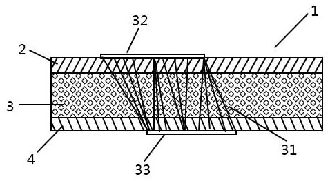 Hollow staggered double-jacquard sandwich screen cloth and manufacturing method thereof