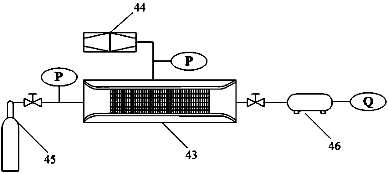 Apparatus and method for evaluating the effect of supercritical carbon dioxide fracturing fluid on oil and gas reservoir seepage