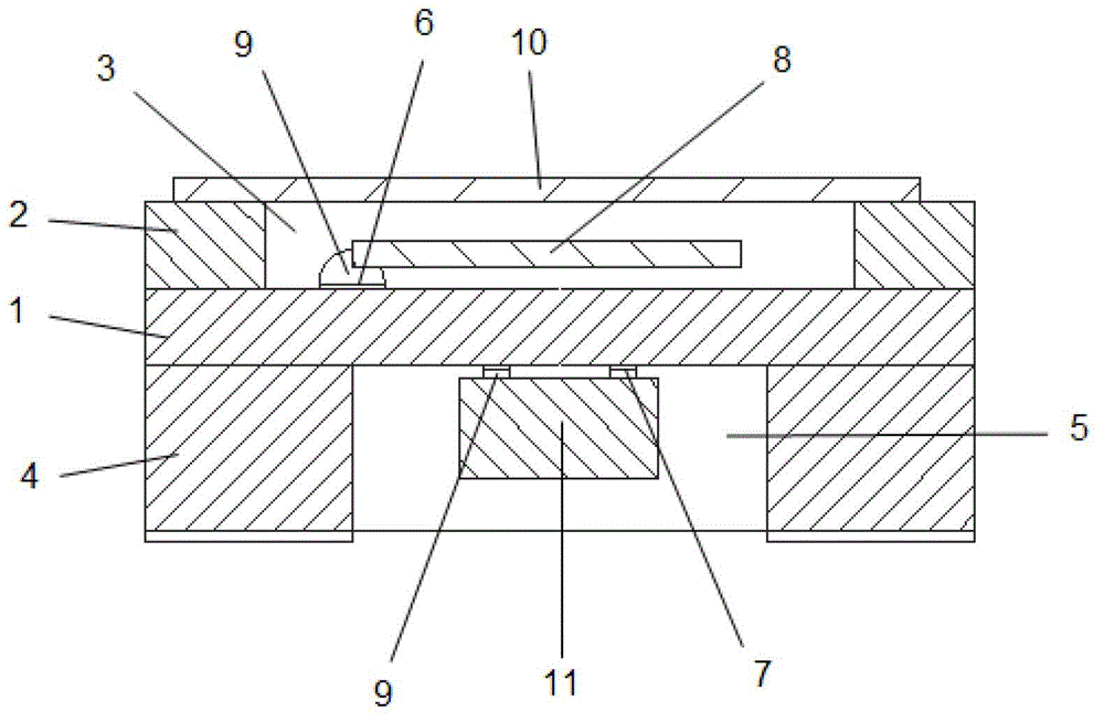 Quartz crystal resonator with thermistor