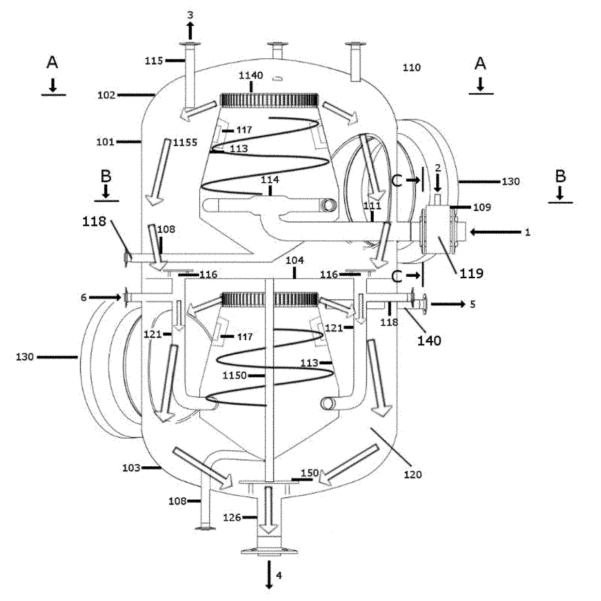 Hydrocarbon-water separator