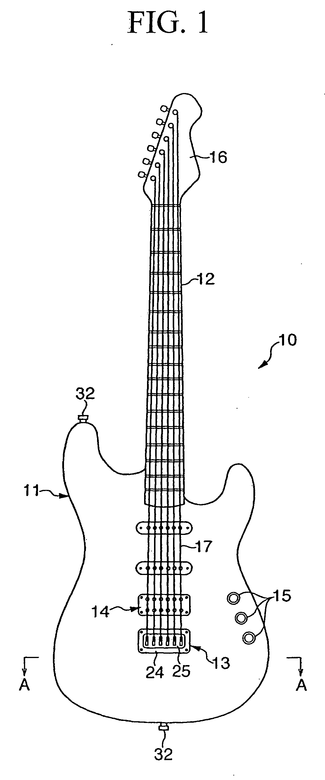 Body structure of stringed instrument