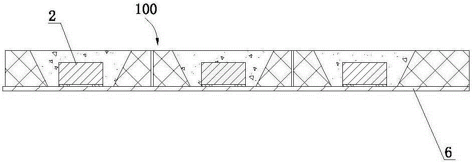 Injection molding based CSP packaging structure and manufacturing process