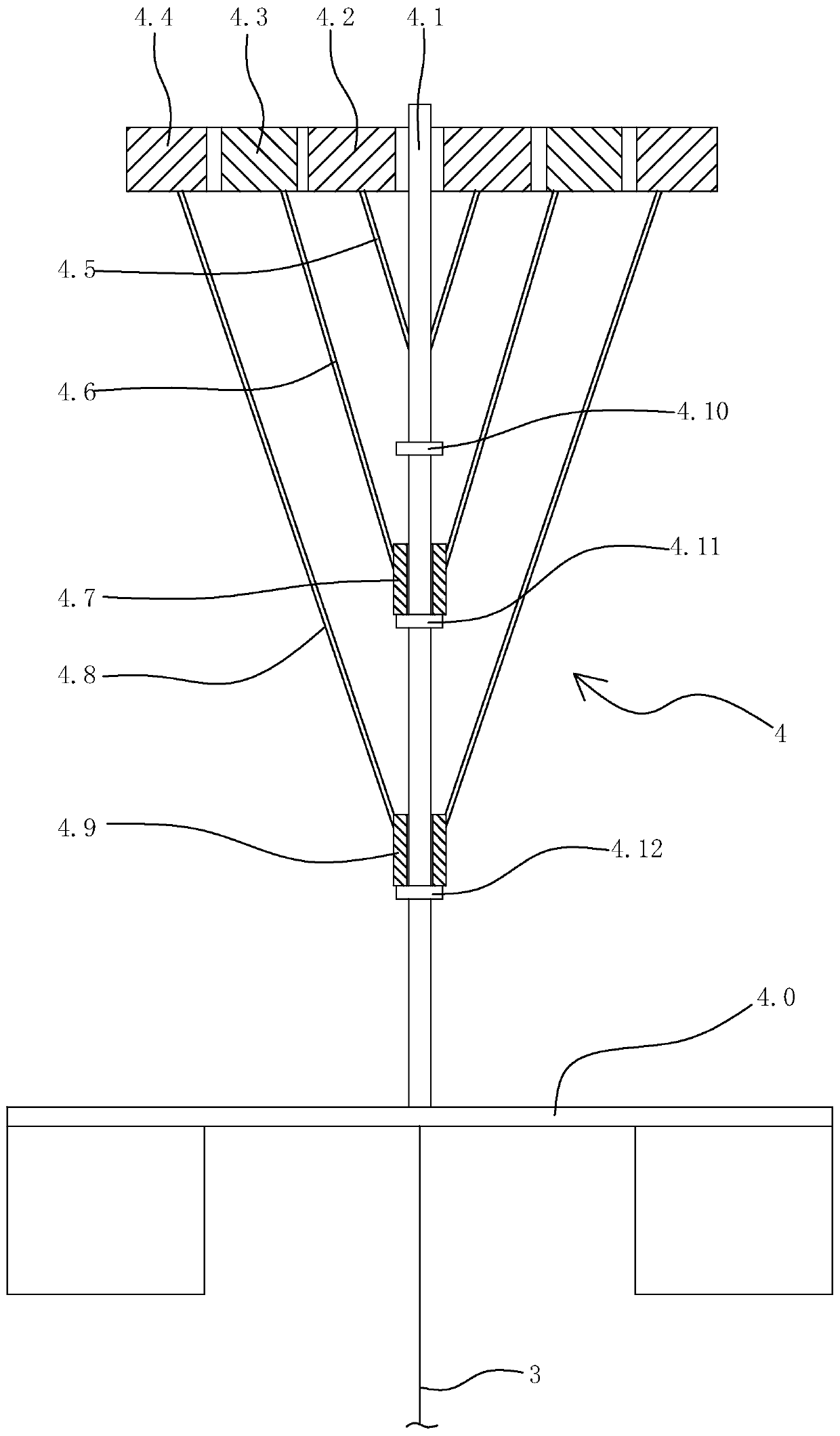 An Anti-sedimentation Combined Umbrella Reef