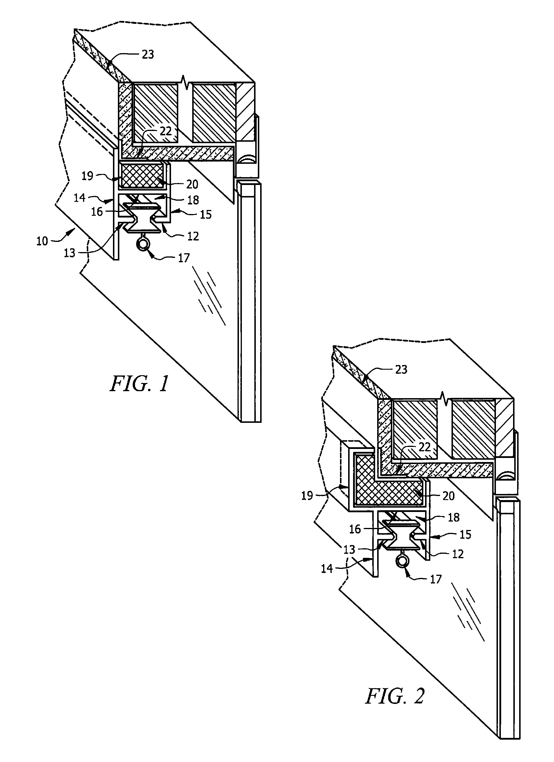 Magnetic drapery track