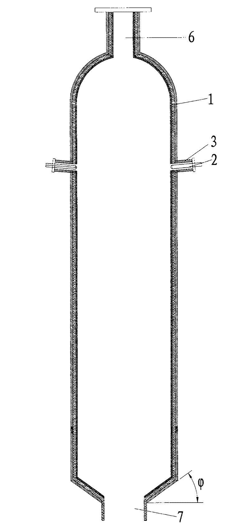 Multi-nozzle multi-stage oxygen supplying entrained-flow gasifier and gasification method thereof