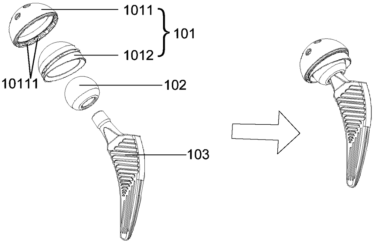 Silicon nitride ceramic artificial hip joint