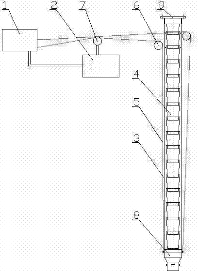 A ship position tracking system that can be used for long-distance transportation of shipping equipment