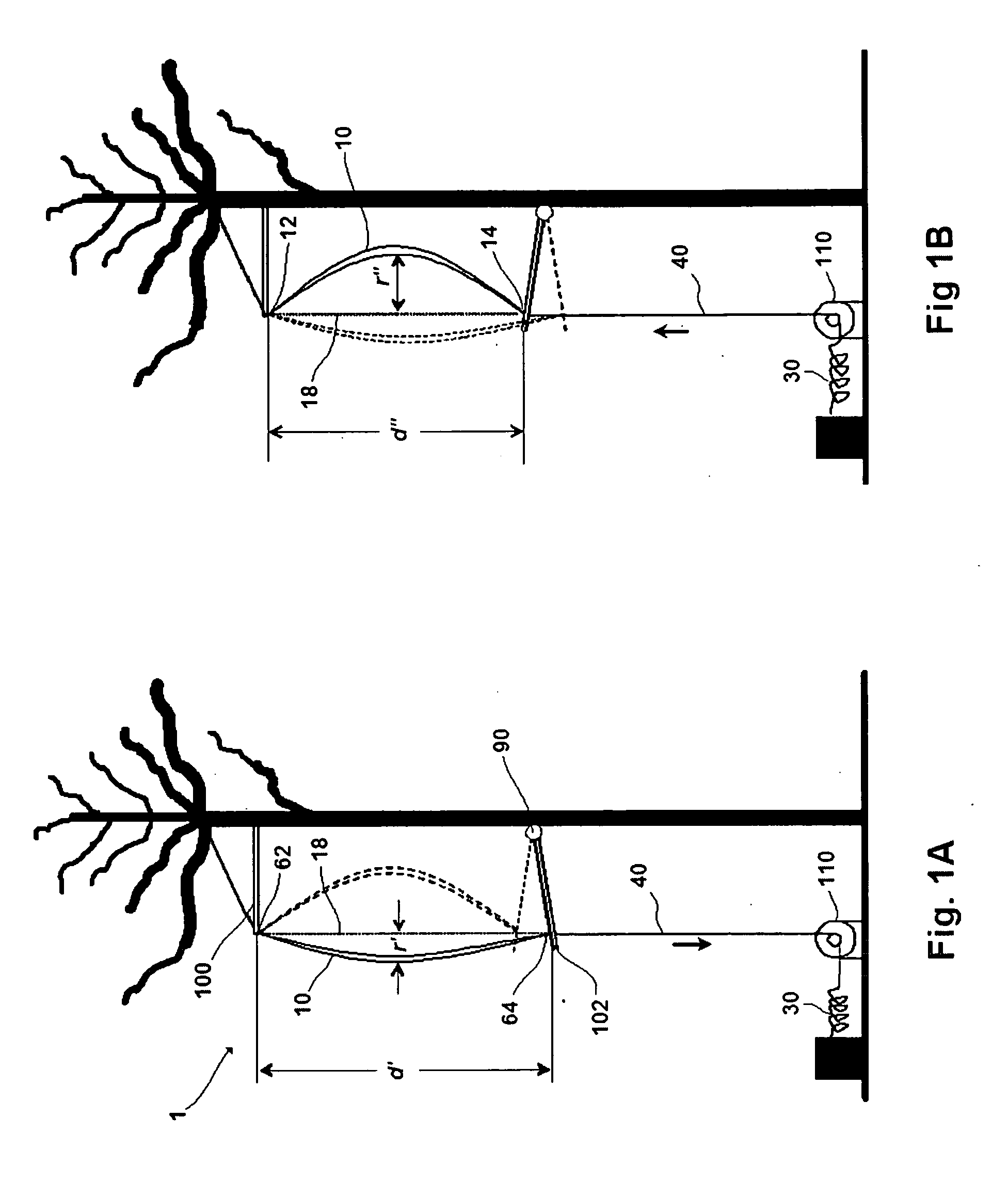 Rotating flexible wing power system