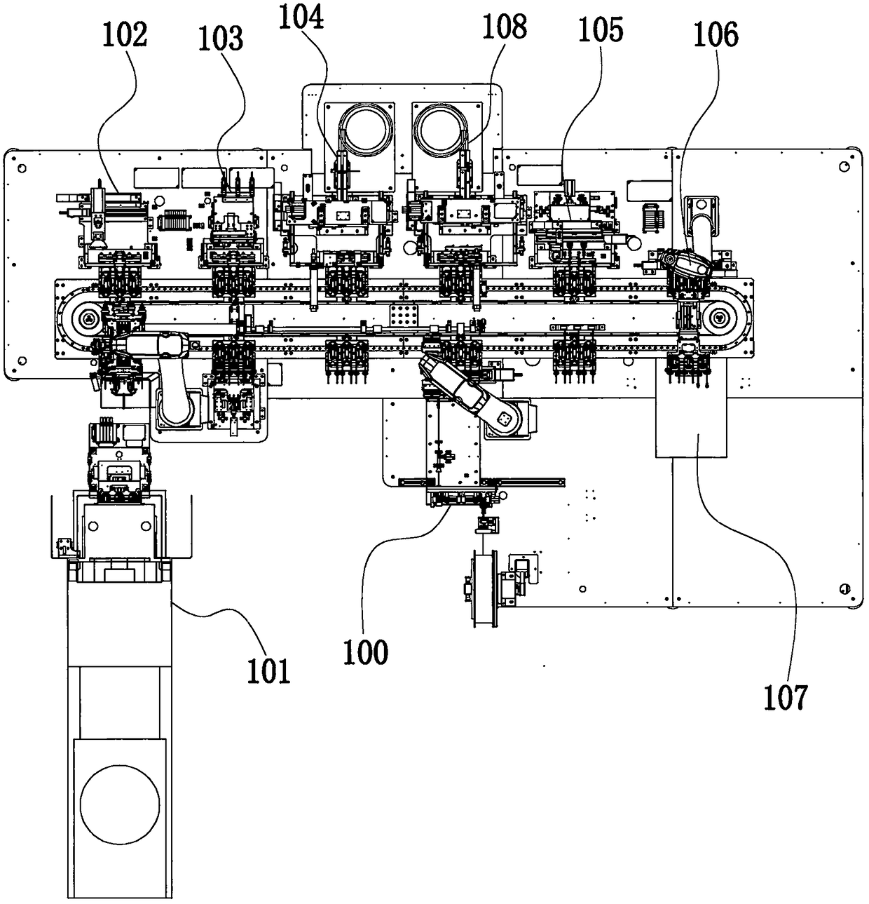 Catheter winding assembly machine