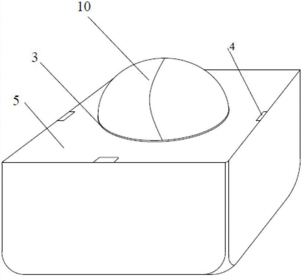 Magnetic building block structure