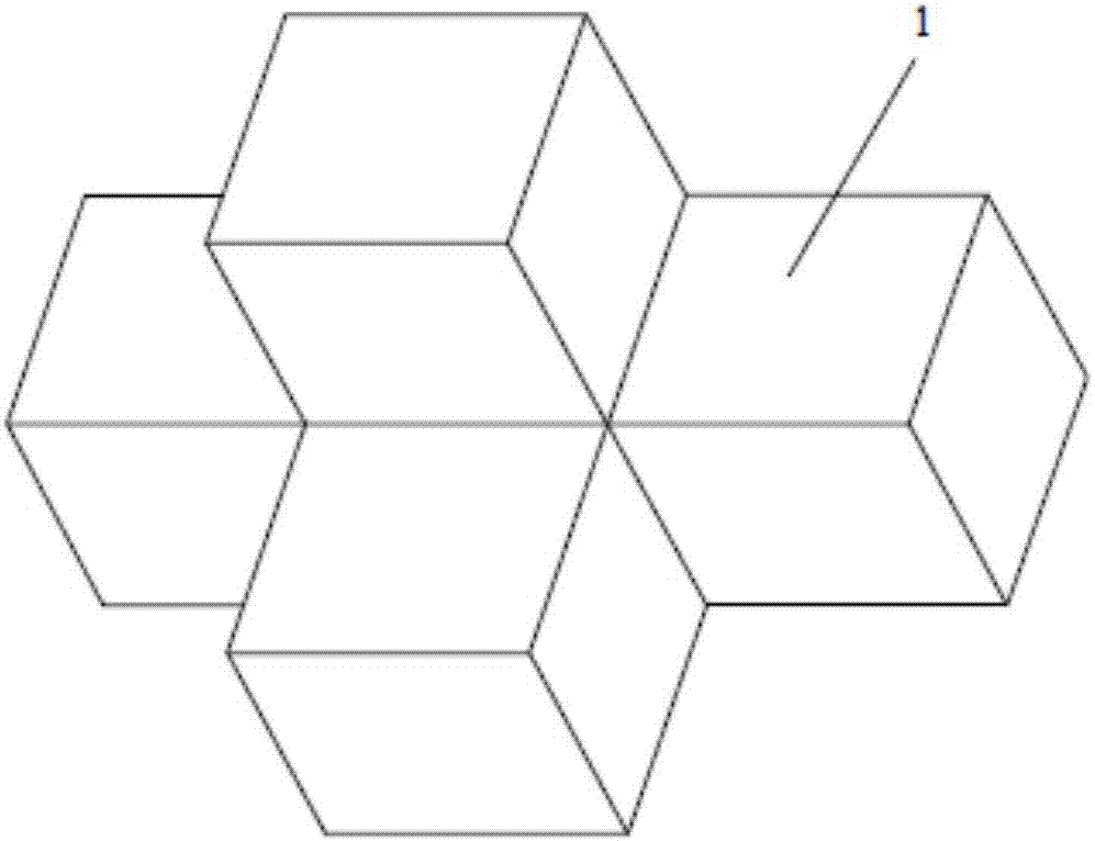 Magnetic building block structure