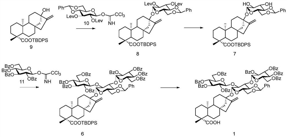 A kind of preparation method of stevioside