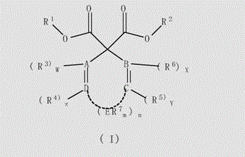 Unsaturated cyclosubstituted diacid ester compound suitable for preparing olefin polymerization catalyst