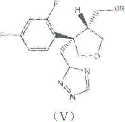 Preparation method of posaconazole intermediate