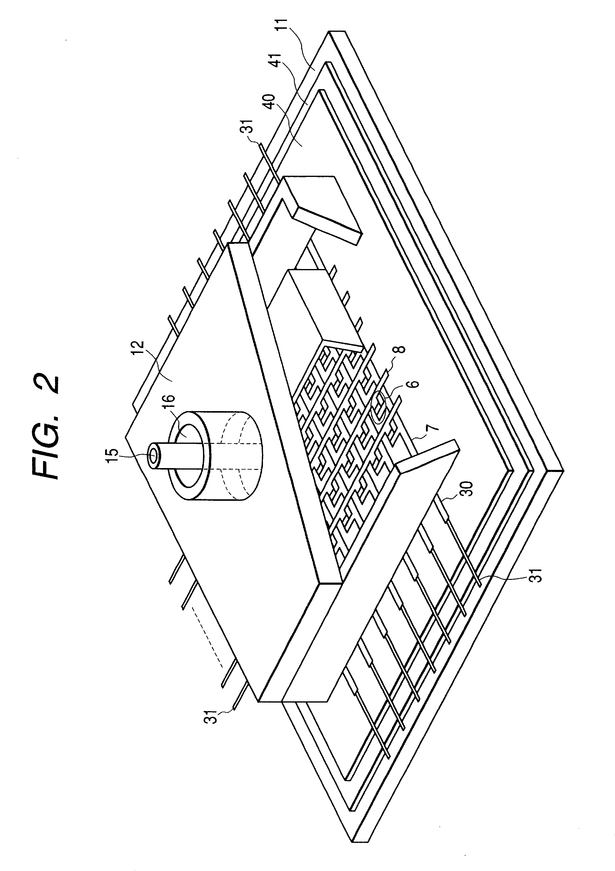 Method and apparatus for manufacturing image displaying apparatus