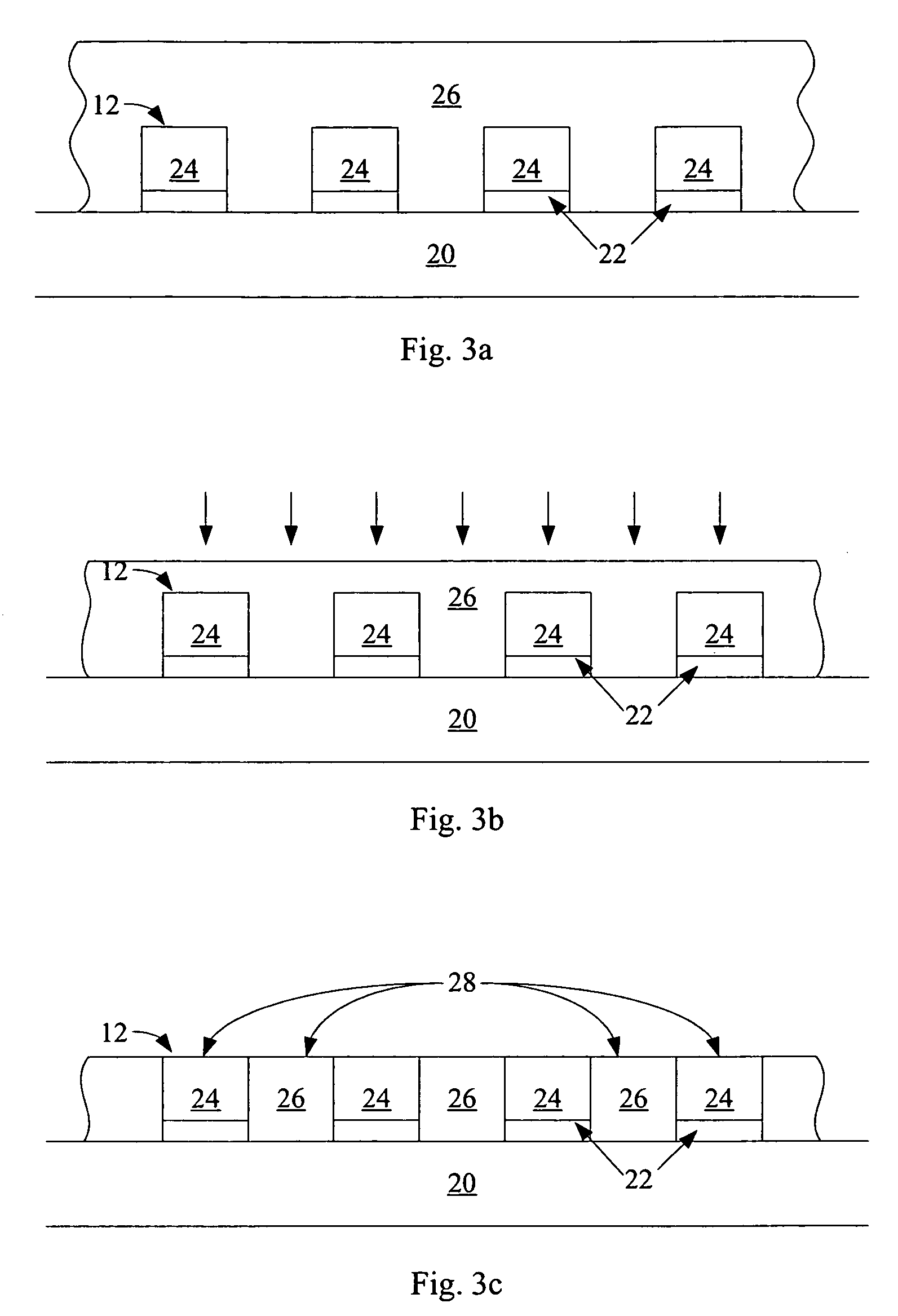 Method to minimize formation of recess at surface planarized by chemical mechanical planarization