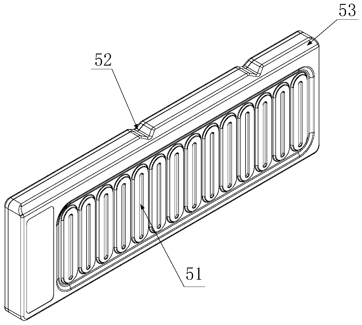 Cassette type liquid extracting device applied to low-temperature sterilization equipment