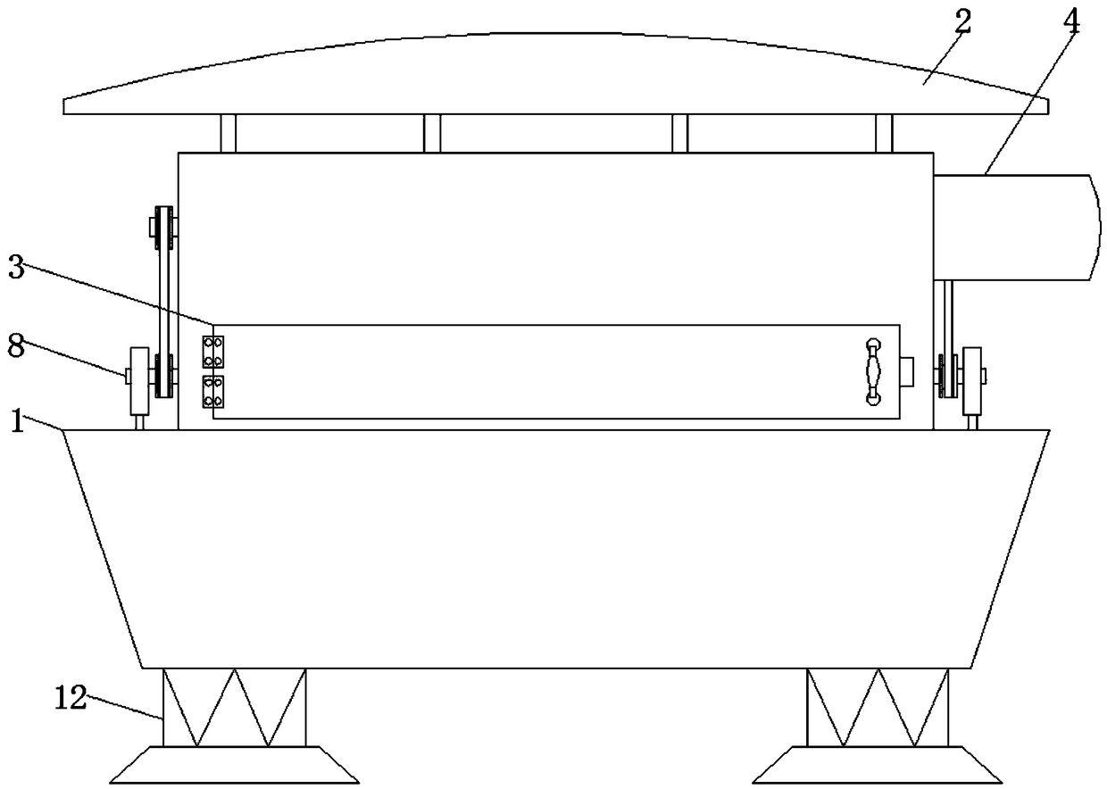 Multiple process integrated sesame seed collection equipment