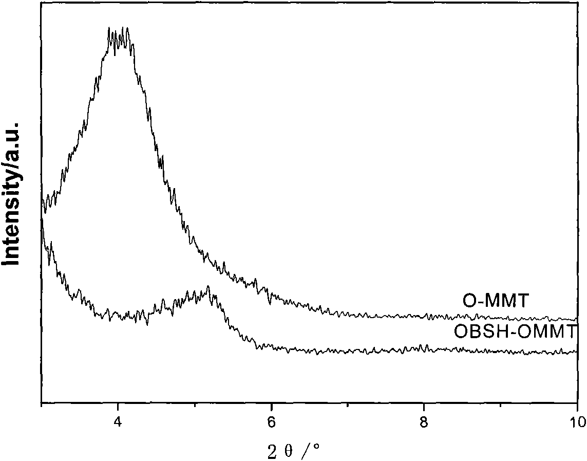 Preparation method of intercalated nanocomposite foaming agent