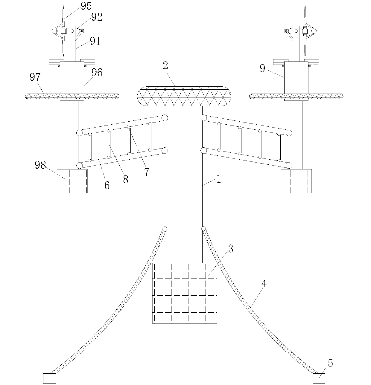 Protection type offshore wind turbine generator