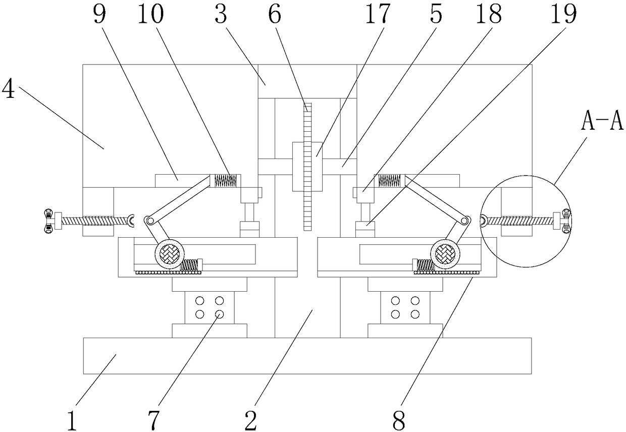 Mechanical and electric integration pipe fitting cutting device with good fixing effects