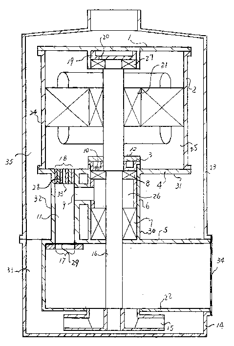 Sand-discharging submerged pump