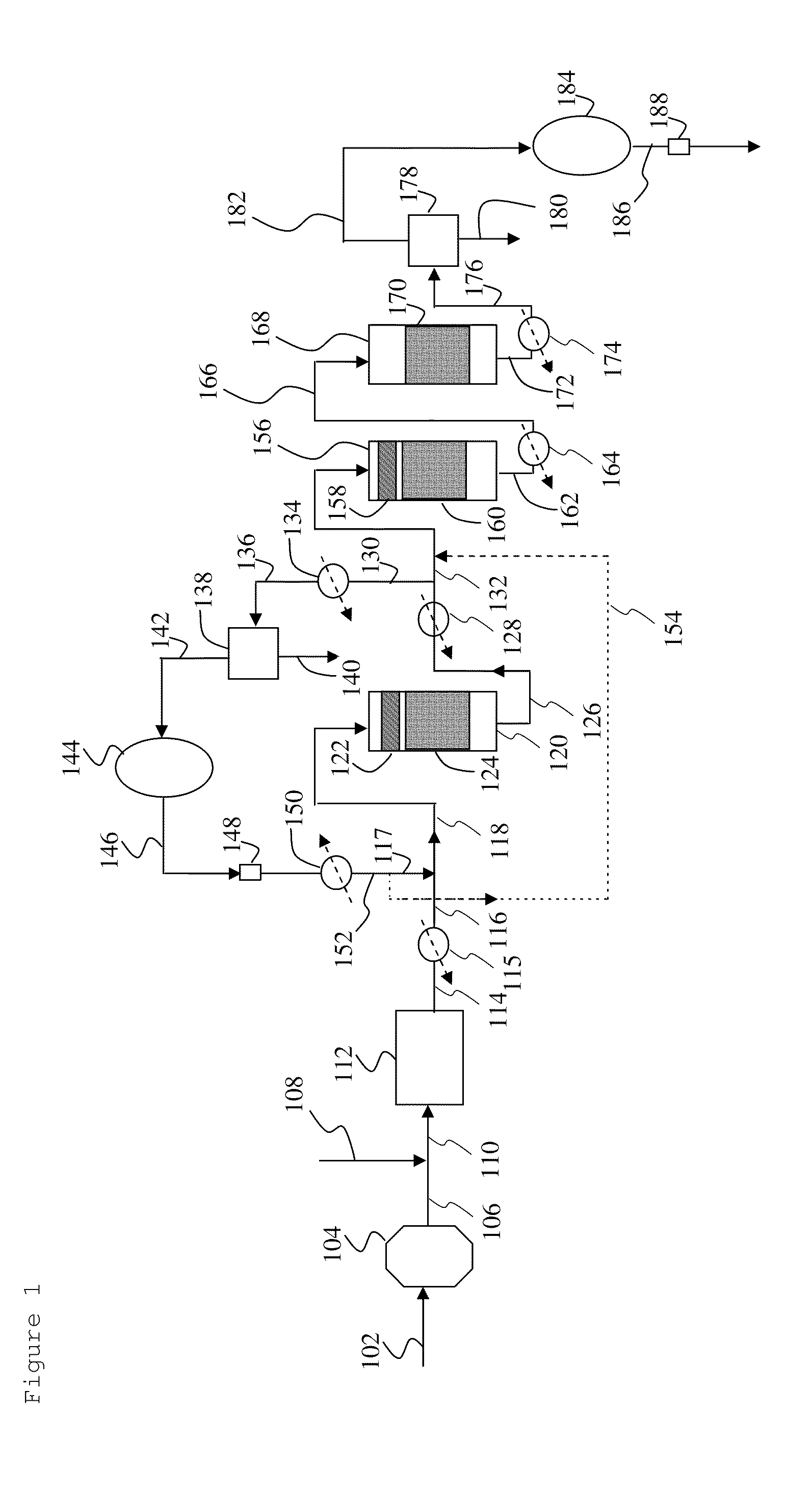 Process for producing a methane-rich gas