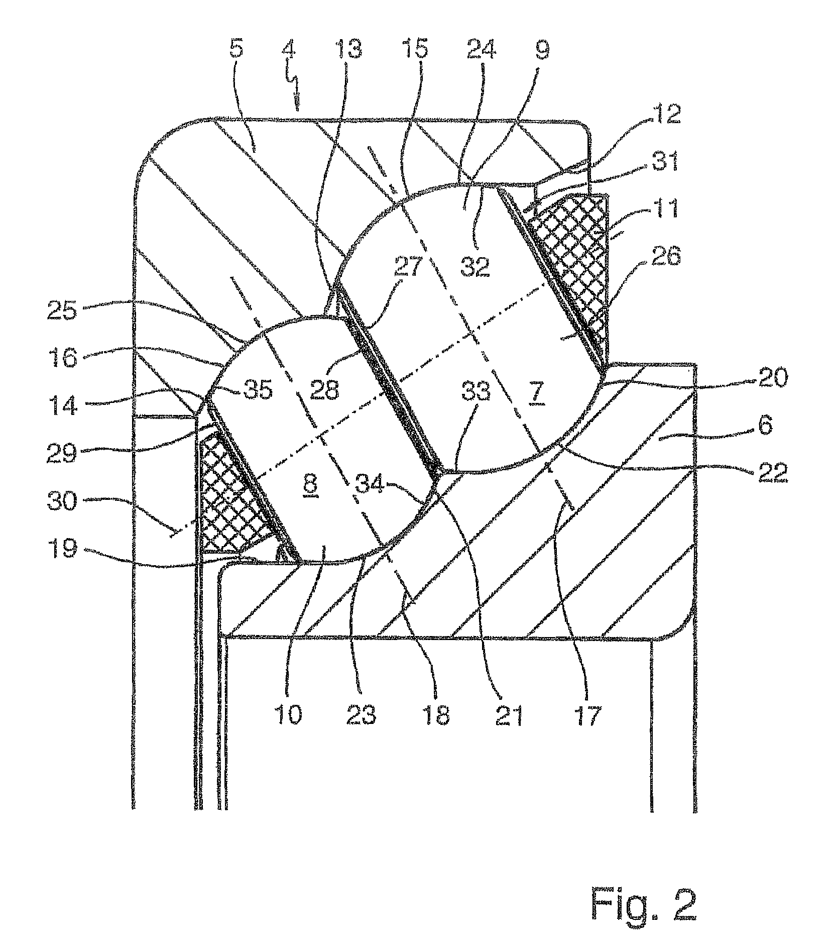 Multiple-Row Angular Contact Antifriction Bearing, Particularly For Mounting the Bevel Pinion Shaft in a Motor Vehicle Rear Axle Differential