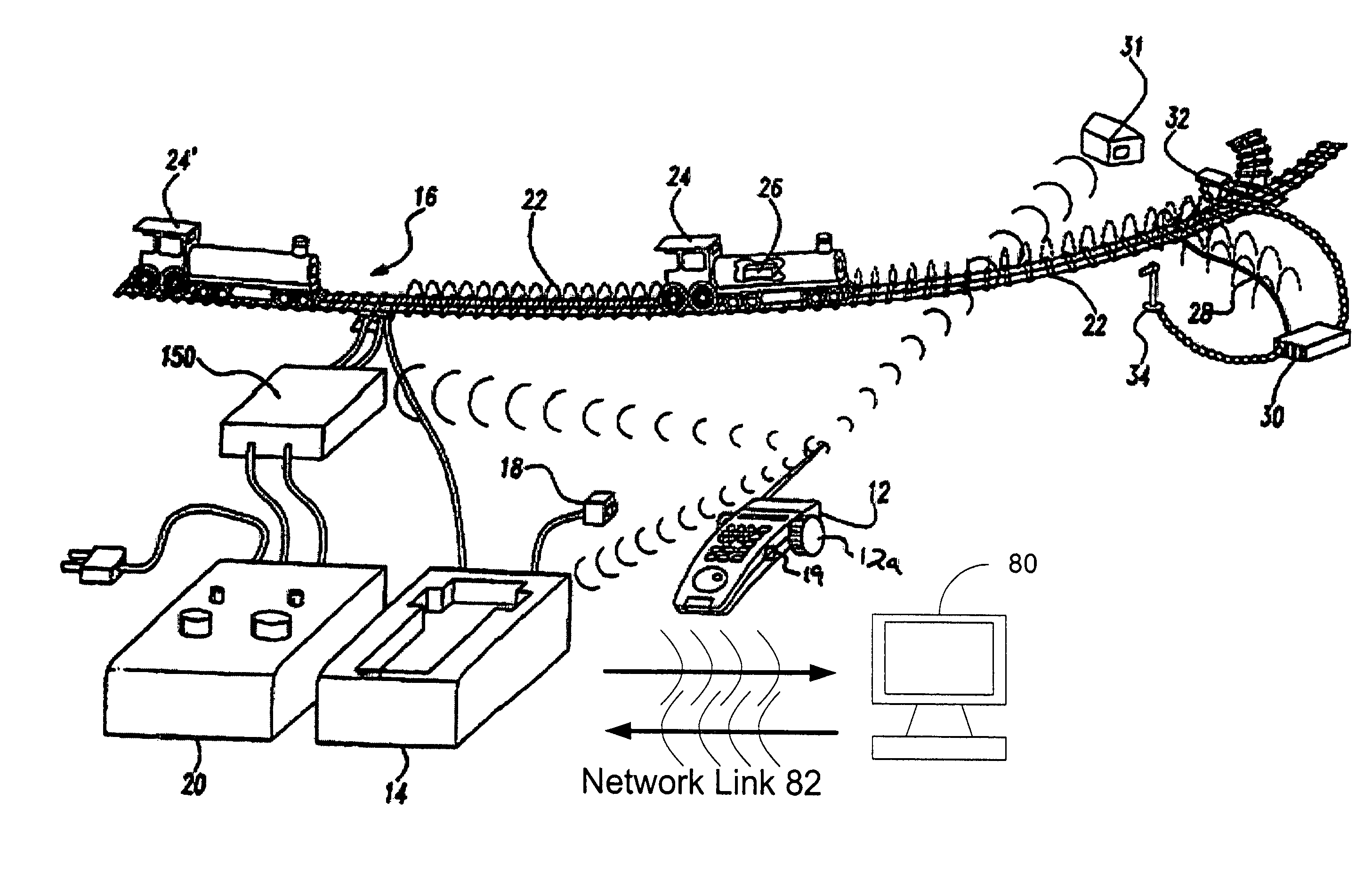 Model train control system