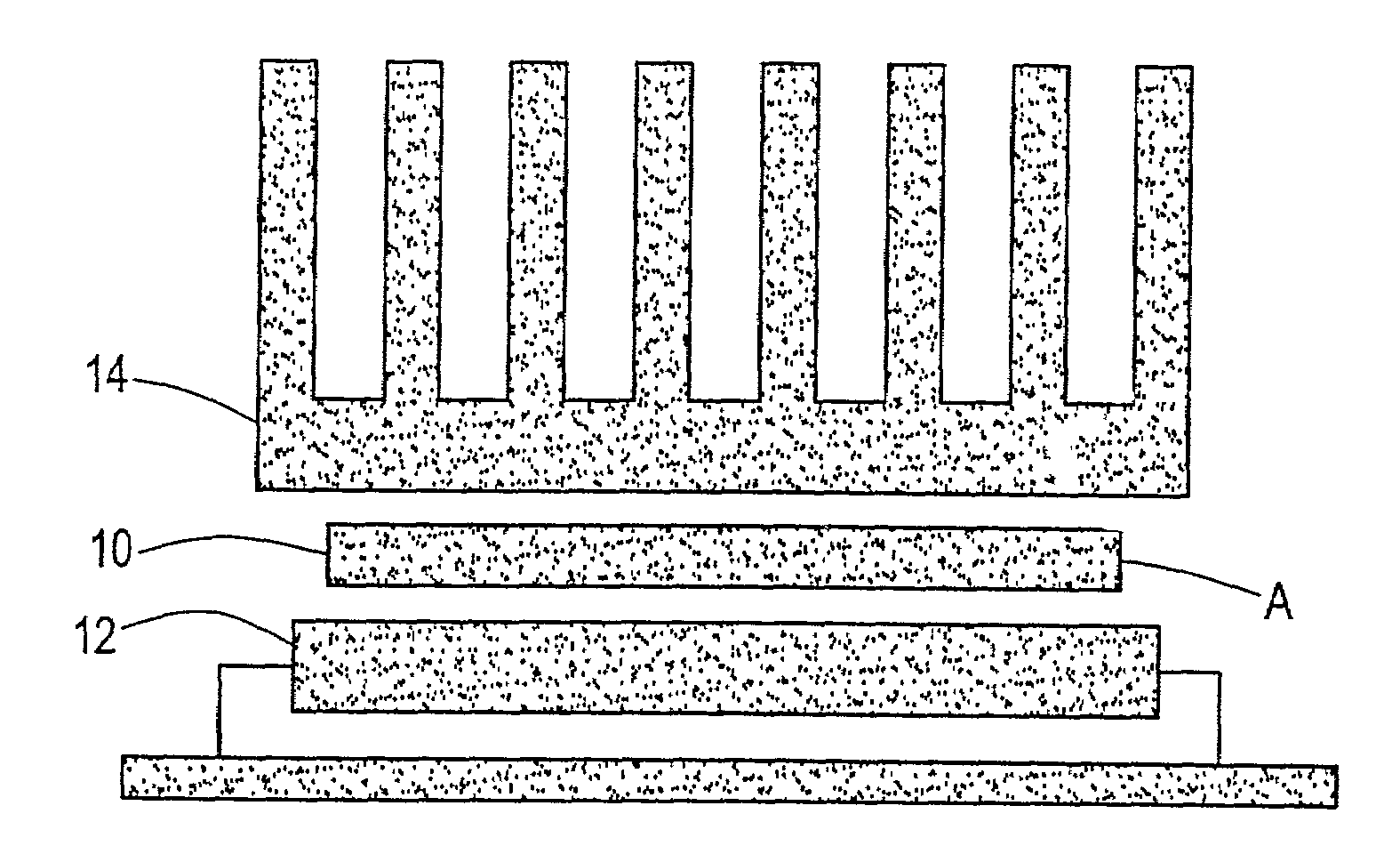 Thermal interface material with low melting alloy