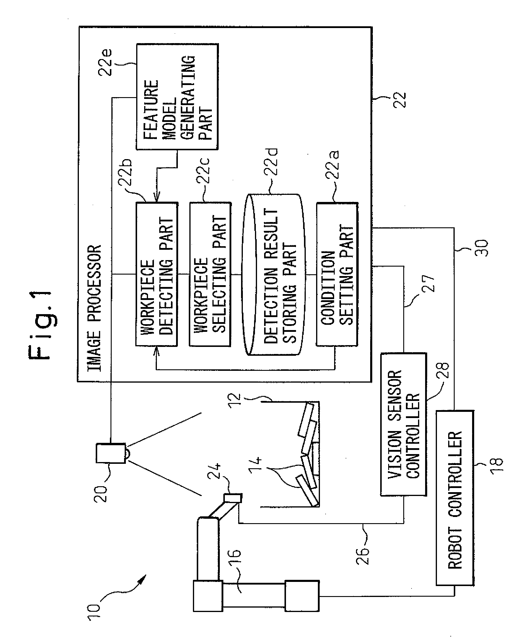 Workpiece picking device