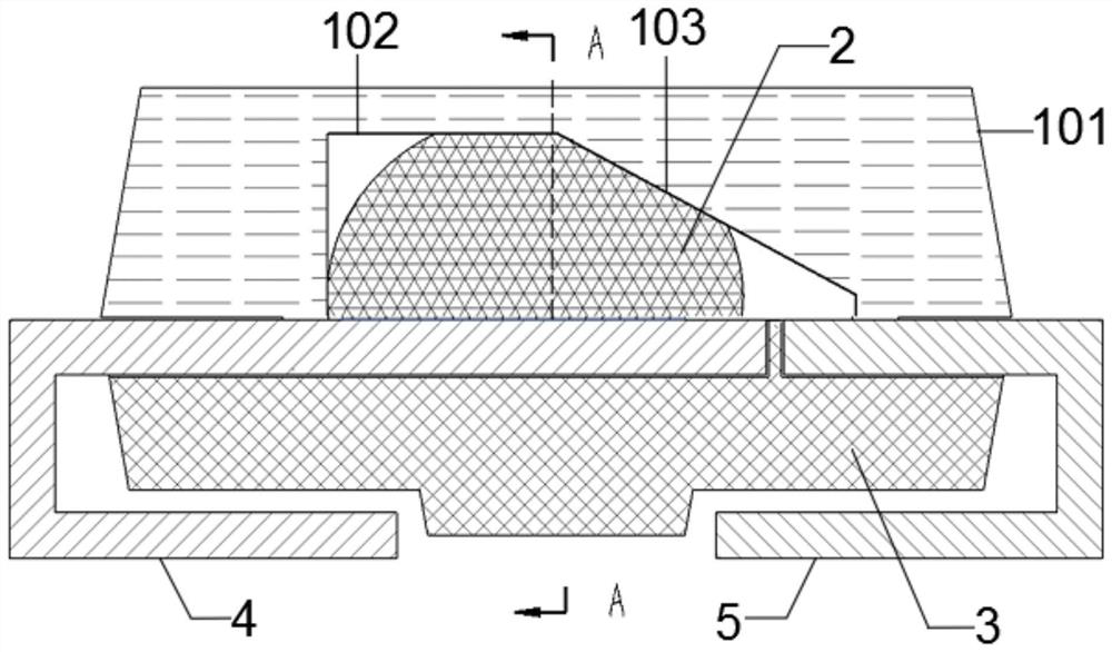 Anti-interference self-recovery SMD package metal droplet acceleration switch