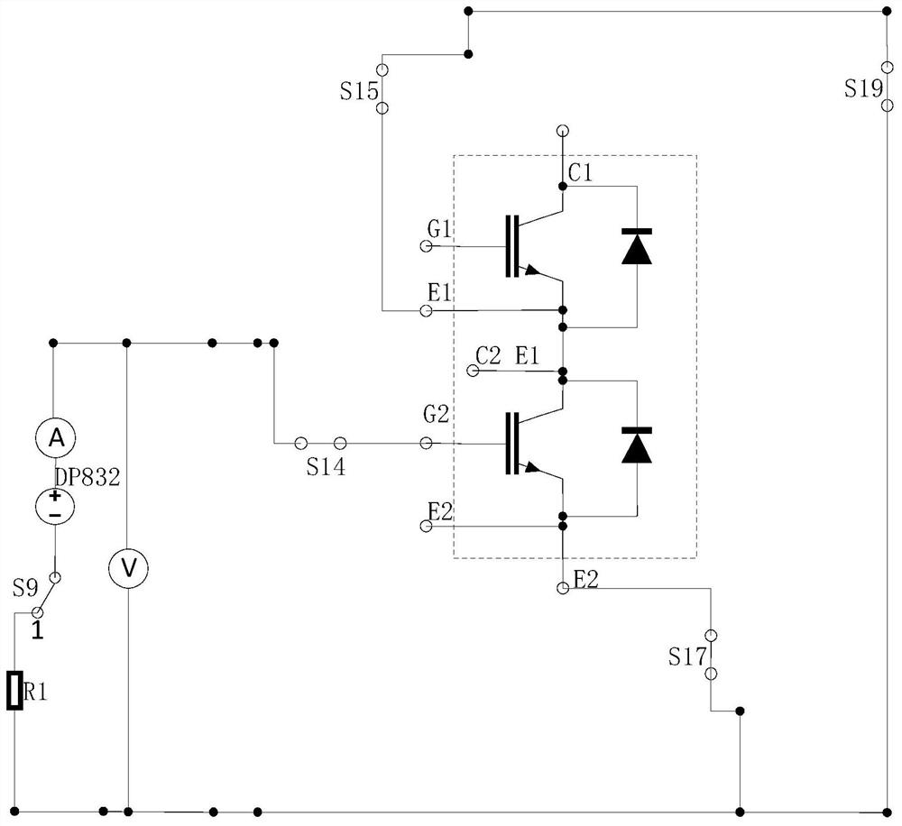 Power semiconductor characteristic parameter test system